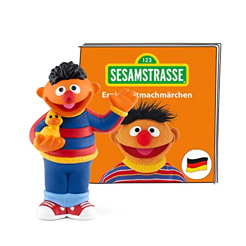 tonies Hörfigur für Toniebox, Sesamstraße – Ernie, Hörspiel mit Liedern für Kinder ab 3 Jahren, Spielzeit ca. 45 Minuten von tonies