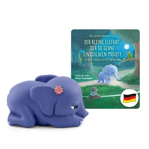 tonies Hörfiguren für Toniebox, Der kleine Elefant, der so gerne einschlafen möchte, Hörbuch mit Musik für Kinder ab 3 Jahren, Spielzeit ca. 34 Minuten tonies Hörfiguren für Toniebox, Der kleine Elefant, der so gerne einschlafen möchte, Hörbuch mit Musik für Kinder ab 3 Jahren, Spielzeit ca. 34 Minuten von tonies