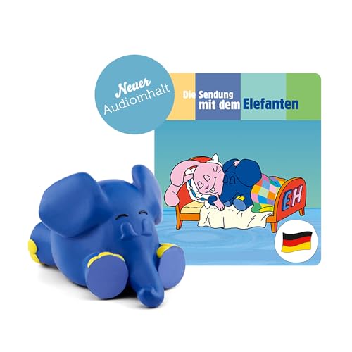 tonies Hörfiguren für Toniebox, Die Sendung mit dem Elefanten – Schlaf schön!, Hörbuch mit Musik für Kinder ab 3 Jahren, Spielzeit ca. 51 Minuten von tonies