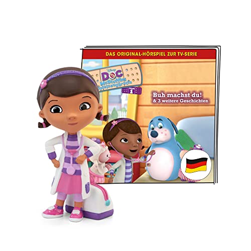 tonies Hörfiguren für Toniebox, Disney Doc McStuffins Spielzeugärztin – Buh Machst du! & 3 weitere Geschichten, Hörspiel für Kinder ab 4 Jahren, Spielzeit ca. 59 Minuten von tonies