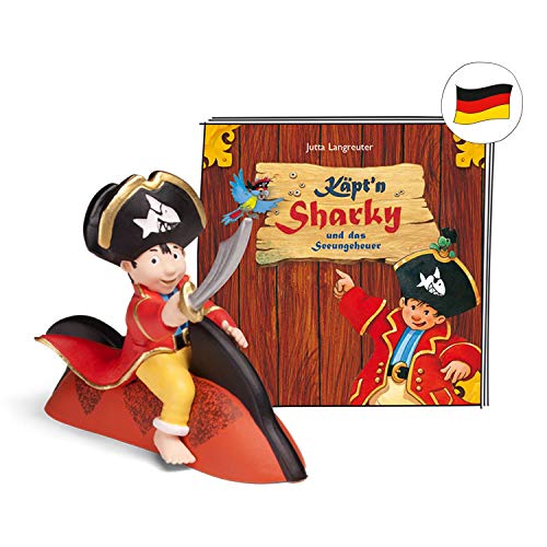 tonies Hörfiguren für Toniebox, Käpt'n Sharky – Käpt'n Sharky und das Seeungeheuer, Hörspiel für Kinder ab 3 Jahren, Spielzeit ca. 38 Minuten von tonies