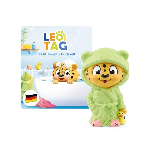 tonies Hörfiguren für Toniebox, Leos Tag – Es ist so weit – Badezeit!, Hörspiel mit Liedern für Kinder ab 3 Jahren, Spielzeit ca. 50 Minuten von tonies