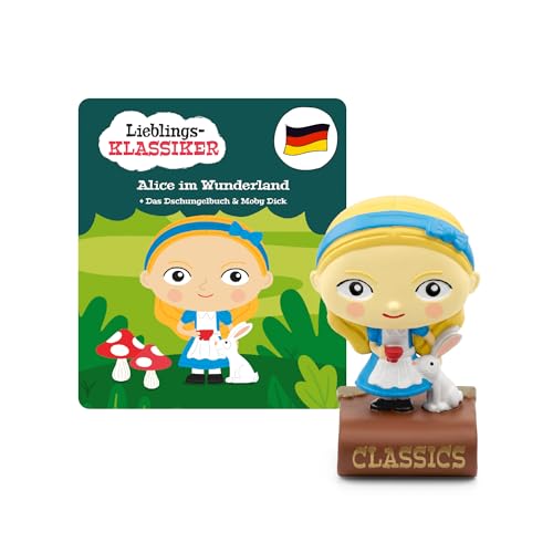 tonies Hörfiguren für Toniebox, Lieblings-Klassiker – Alice im Wunderland und Zwei weitere Klassiker, Hörbuch für Kinder ab 4 Jahren, Spielzeit ca. 60 Minuten tonies Hörfiguren für Toniebox, Lieblings-Klassiker – Alice im Wunderland und Zwei weitere Klassiker, Hörbuch für Kinder ab 4 Jahren, Spielzeit ca. 60 Minuten von tonies