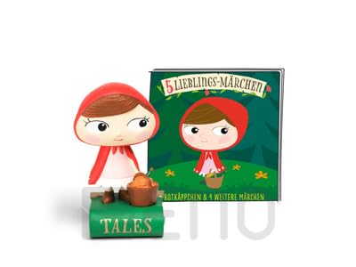 tonies Hörfiguren für Toniebox, Lieblings-Märchen – Rotkäppchen, 4 Märchen für Kinder ab 3 Jahren, Spielzeit ca. 60 Minuten tonies Hörfiguren für Toniebox, Lieblings-Märchen – Rotkäppchen, 4 Märchen für Kinder ab 3 Jahren, Spielzeit ca. 60 Minuten von tonies
