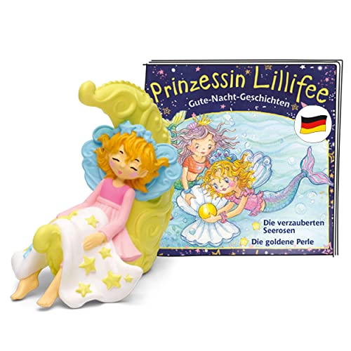 tonies Hörfiguren für Toniebox, Prinzessin Lillifee Gute-Nacht-Geschichten – Die verzauberten Seerosen/Die goldene Perle, Hörspiel mit Liedern für Kinder ab 3 Jahren, Spielzeit ca. 50 Minuten tonies Hörfiguren für Toniebox, Prinzessin Lillifee Gute-Nacht-Geschichten – Die verzauberten Seerosen/Die goldene Perle, Hörspiel mit Liedern für Kinder ab 3 Jahren, Spielzeit ca. 50 Minuten von tonies