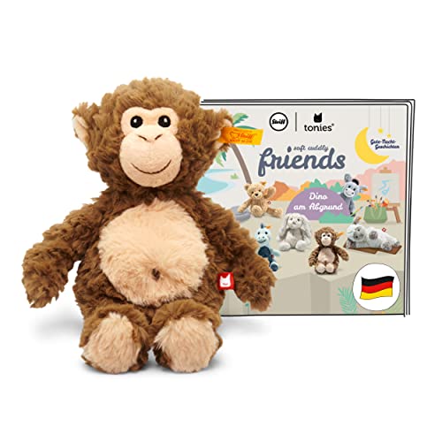 tonies Hörfiguren für Toniebox, Steiff Soft Cuddly Friends mit Hörspiel – Bodo Schimpanse, Gute Nacht Geschichten für Kinder ab 3 Jahren von tonies