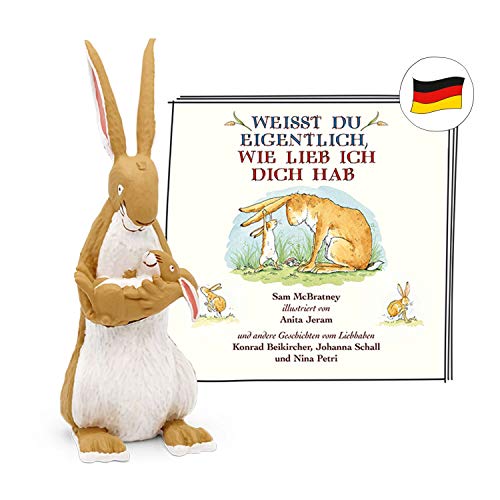tonies Hörfiguren für Toniebox, Weißt du eigentlich, wie lieb ich Dich hab?, Hörbuch mit Liedern für Kinder ab 3 Jahren, Spielzeit ca. 35 Minuten tonies Hörfiguren für Toniebox, Weißt du eigentlich, wie lieb ich Dich hab?, Hörbuch mit Liedern für Kinder ab 3 Jahren, Spielzeit ca. 35 Minuten von tonies