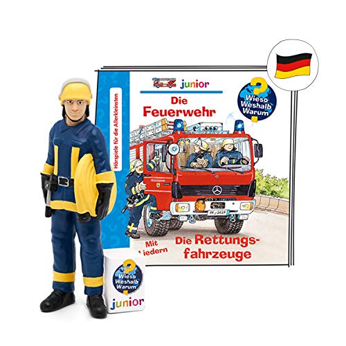 tonies Hörfiguren für Toniebox, Wieso? Weshalb? Warum? junior – Die Feuerwehr/Die Rettungsfahrzeuge, Hörspiel mit Liedern für Kinder ab 3 Jahren, Spielzeit ca. 53 Minuten tonies Hörfiguren für Toniebox, Wieso? Weshalb? Warum? junior – Die Feuerwehr/Die Rettungsfahrzeuge, Hörspiel mit Liedern für Kinder ab 3 Jahren, Spielzeit ca. 53 Minuten von tonies