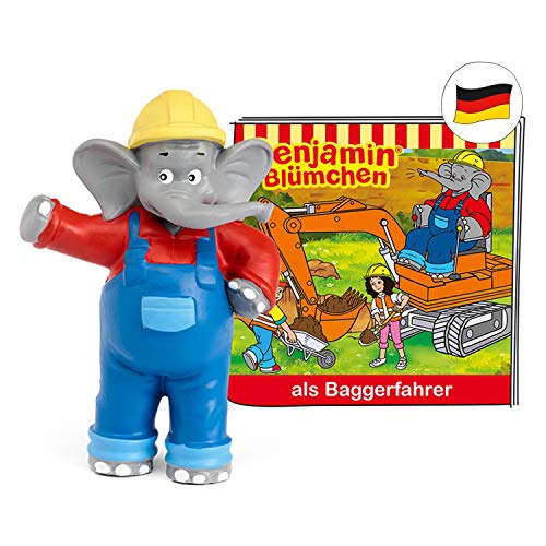 tonies Hörfiguren für Toniebox, Benjamin Blümchen – Benjamin als Baggerfahrer, Hörspiel für Kinder ab 3 Jahren, Spielzeit ca. 41 Minuten von tonies