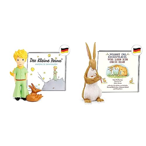 tonies Hörfiguren für Toniebox: DER KLEINE Prinz Figur von Antoine de Saint-Exupéry & Hörfiguren für Toniebox, Weißt du eigentlich, wie lieb ich Dich hab? von tonies