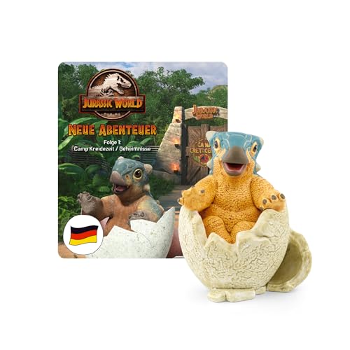 tonies Hörfigur für Toniebox, Jurassic World: Neue Abenteuer – Folge 1: Camp Kreidezeit/Geheimnisse, Hörspiel für Kinder ab 6 Jahren, Spielzeit ca. 44 Minuten tonies Hörfigur für Toniebox, Jurassic World: Neue Abenteuer – Folge 1: Camp Kreidezeit/Geheimnisse, Hörspiel für Kinder ab 6 Jahren, Spielzeit ca. 44 Minuten von tonies