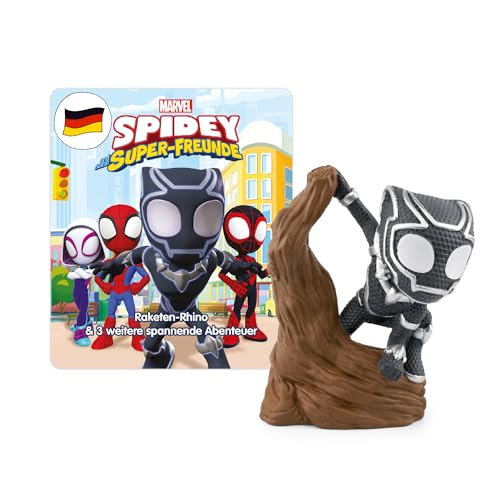 Tonies Hörfigur für Toniebox, Spidey und Seine Super-Freunde – Raketen-Rhino & 3 weitere spannende Abenteuer, Hörspiel für Kinder ab 4 Jahren, Spielzeit ca. 57 Minuten Tonies Hörfigur für Toniebox, Spidey und Seine Super-Freunde – Raketen-Rhino & 3 weitere spannende Abenteuer, Hörspiel für Kinder ab 4 Jahren, Spielzeit ca. 57 Minuten von tonies