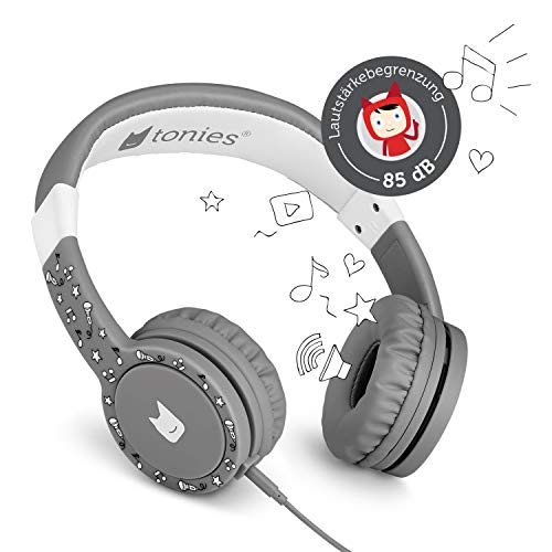tonies-Lauscher – verstellbare Kinder Kopfhörer mit Lautstärkebegrenzung, Over Ear Kopfhörer mit Kabel und gepolsterten Kopfbügeln, Anthrazit tonies-Lauscher – verstellbare Kinder Kopfhörer mit Lautstärkebegrenzung, Over Ear Kopfhörer mit Kabel und gepolsterten Kopfbügeln, Anthrazit von tonies