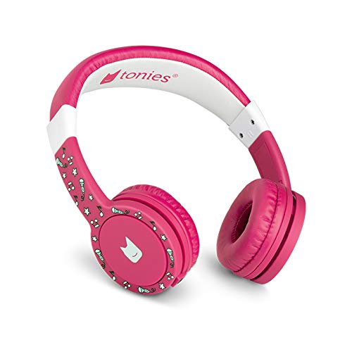 tonies-Lauscher – verstellbare Kinder Kopfhörer mit Lautstärkebegrenzung, Over Ear Kopfhörer mit Kabel und gepolsterten Kopfbügeln, Pink von tonies