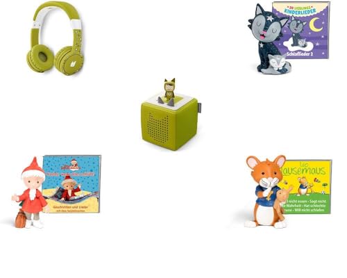 tonies Starterset Grün mit Kreativ inkl. Lauscher, DREI Hörfiguren und Sammelheft tonies Starterset Grün mit Kreativ inkl. Lauscher, DREI Hörfiguren und Sammelheft von tonies
