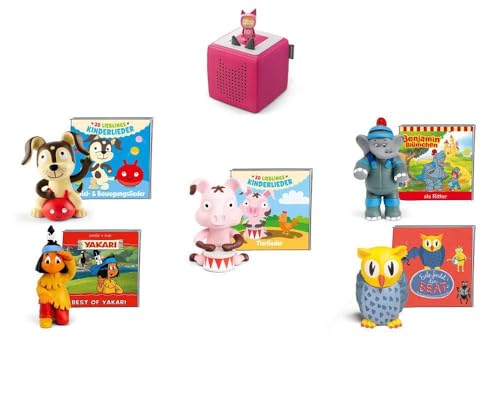 tonies Starterset Pink mit Kreativ inkl. fünf Hörfiguren und Sammelheft tonies Starterset Pink mit Kreativ inkl. fünf Hörfiguren und Sammelheft von tonies