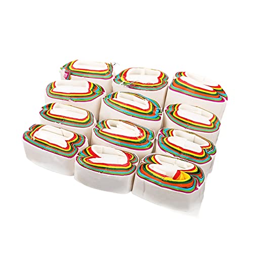 toukie 12 Stück Premium Magic Trick Mouth Coils - Mouth Magia Zauberartikel - Zaubertricks und Props Accessories - für Magier Trick Stage Zubehör (Farbige) von toukie