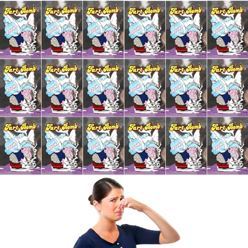 toukie stinkbomben 50 stück Furzbomben pupskissen Stink Bombe Fart Bag, Streich Witzspielzeug, Stinkend Stinkbombe Scherz Artikel, Lustige furz Prank von toukie