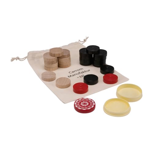 GICO Carrom Steine Komplettsatz, MB Turnier Class - 2103 von GICO