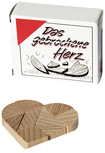 Das gebrochene Herz - Mini Holz Puzzle Knobelspiel Geduldspiel Klassiker Minipuzzle Das gebrochene Herz - Mini Holz Puzzle Knobelspiel Geduldspiel Klassiker Minipuzzle von toys-for-all