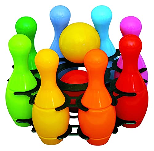 toys4u Mini Bowling Set 8+2 16cm Kegelspiel Kegel Kugel Kinderbowling Kinderkegel toys4u Mini Bowling Set 8+2 16cm Kegelspiel Kegel Kugel Kinderbowling Kinderkegel von toys4u
