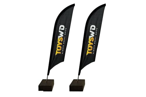 toyswd 2 x Flagge 30 cm RC Crawler Park, Modellbausatz 1/10 toyswd 2 x Flagge 30 cm RC Crawler Park, Modellbausatz 1/10 von toyswd