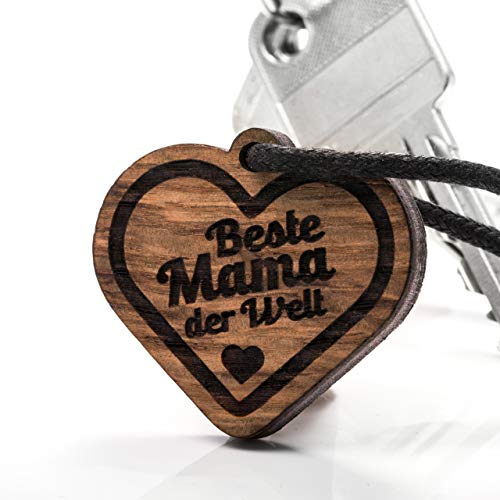 treeforce Beste Mama, Muttertag, Holzkette, Schlüsselanhänger, Halskette oder Auto- Anhänger 3 in 1 DIY Schmuck, Handmade, nachhaltig und vegan aus Holz, Kupfereiche treeforce Beste Mama, Muttertag, Holzkette, Schlüsselanhänger, Halskette oder Auto- Anhänger 3 in 1 DIY Schmuck, Handmade, nachhaltig und vegan aus Holz, Kupfereiche von treeforce