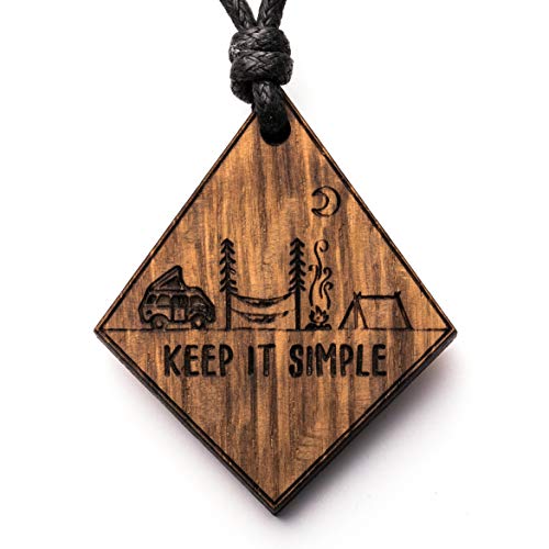 treeforce Keep it Simple Van Holzkette, Halskette, Schlüsselanhänger oder Auto- Anhänger 3 in 1 DIY Schmuck, Handmade, nachhaltig und vegan aus Holz treeforce Keep it Simple Van Holzkette, Halskette, Schlüsselanhänger oder Auto- Anhänger 3 in 1 DIY Schmuck, Handmade, nachhaltig und vegan aus Holz von treeforce