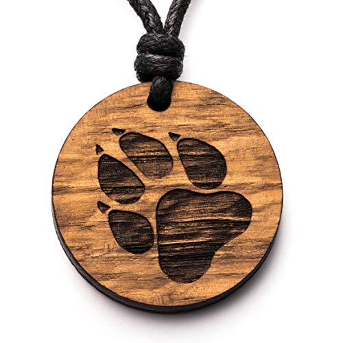 treeforce Pfote, Tatze, Halskette, Holzkette, Schlüsselanhänger oder Auto- Anhänger 3 in 1 DIY Schmuck, Handmade, nachhaltig und vegan aus Holz treeforce Pfote, Tatze, Halskette, Holzkette, Schlüsselanhänger oder Auto- Anhänger 3 in 1 DIY Schmuck, Handmade, nachhaltig und vegan aus Holz von treeforce