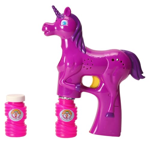 Einhorn Seifenblasenpistole mit Licht in pink - Seifenblasen Pistole Einhorn Seifenblasenpistole mit Licht in pink - Seifenblasen Pistole von trendaffe