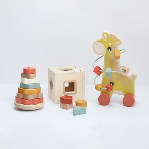 trois kilo sept 3er-Set Lernspiele aus Holz für Babys trois kilo sept 3er-Set Lernspiele aus Holz für Babys von trois kilo sept