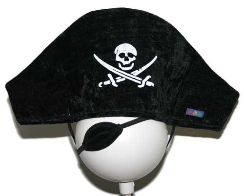 Faschingskostüm Piratenhut und Augenklappe Faschingskostüm Piratenhut und Augenklappe von trullala