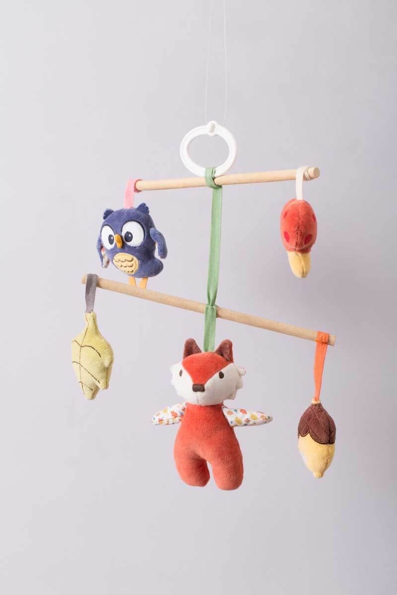 Mobile Wald mit Fuchs und Eule Mobile Wald mit Fuchs und Eule von trullala