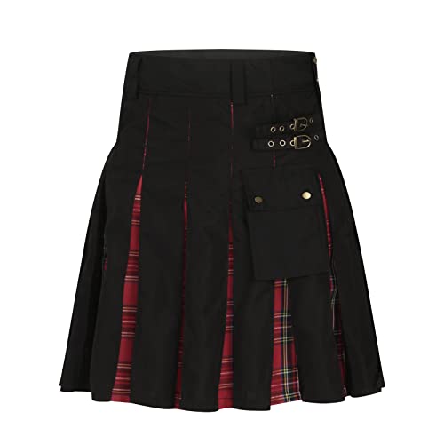 tsaChick Rock Black Pistol Herren Gothic Kilt/mit Ketten - Chain Skirt Denim Rock, schottenrock Herren schwarz rot, schottenrock Herren Kilt 5XL, Herren Gothic, schottenrock Herren tsaChick Rock Black Pistol Herren Gothic Kilt/mit Ketten - Chain Skirt Denim Rock, schottenrock Herren schwarz rot, schottenrock Herren Kilt 5XL, Herren Gothic, schottenrock Herren von tsaChick
