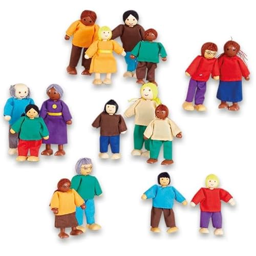 TTS - Biegepuppen-Set 16-TLG. - Spielzeug Puppen Kindergarten von TTS