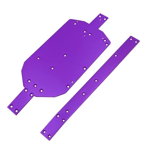tuwiwol 2 stücke Aluminium Legierung Chassis Für 1/14 14210 14209 On Road Fahrzeuge Zuverlässige RC Auto Zubehör Ersatzteile RC Upgrade Teil, Blau von tuwiwol