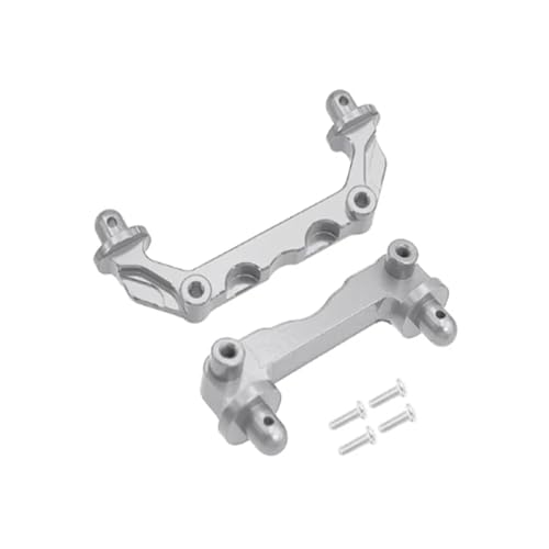tuwiwol Shell Halterung Für 14210 14209 Aluminium Legierung On Road Fahrzeuge 2 stücke RC Auto Zubehör Ersatzteile RC Upgrade Teil, Silber von tuwiwol