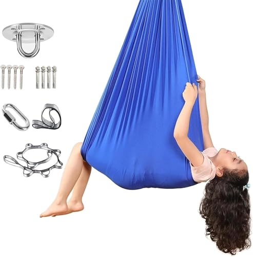 Sensorische Körpersocke Ganzkörperpackung Autistik Sensorische Spielzeuge Sensorische Training Sack Das Gleichgewicht Zu Verbessern Und Die Stressempfindlichkeit Zu Reduziere(Blue1,150x280CM/59x110in) von tylxayoxa