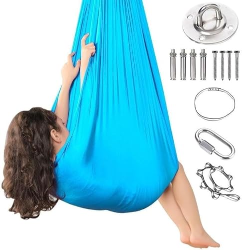 Sensorische Körpersocke Ganzkörperpackung Autistik Sensorische Spielzeuge Sensorische Training Sack Das Gleichgewicht Zu Verbessern Und Die Stressempfindlichkeit Zu Reduziere(Blue2,280x100CM/110x39in) von tylxayoxa