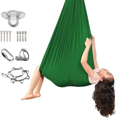 Sensorische Körpersocke Ganzkörperpackung Autistik Sensorische Spielzeuge Sensorische Training Sack Das Gleichgewicht Zu Verbessern Und Die Stressempfindlichkeit Zu Reduziere(Green,150x280CM/59x110in) von tylxayoxa