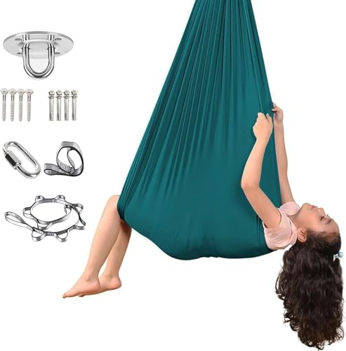 Sensorische Körpersocke Ganzkörperpackung Autistik Sensorische Spielzeuge Sensorische Training Sack Das Gleichgewicht Zu Verbessern Und Die Stressempfindlichkeit Zu Reduziere(Dark green,280x100CM/110x von tylxayoxa