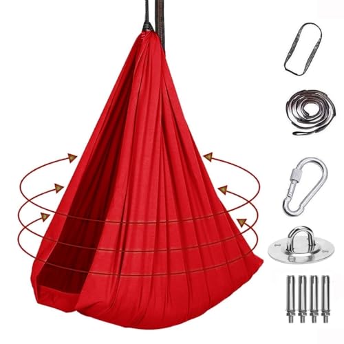 Sensory Sox, Dehnbare Körpersocken Ganzkörper-Wrap Dehnbare Sensorische Körpersocken Kinderspielzeug Spiel Autistische Angststätte Beruhigende Therapie Für Jungen/Mädchen Mit Autismus(Red,150x280CM/59 von tylxayoxa