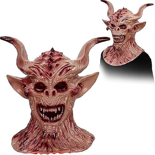 tylxayoxa 5D Dreidimensionale Horror Halloween Maske Cosplay Bühnenperformance Rollenspiele Party Requisiten(A) von tylxayoxa
