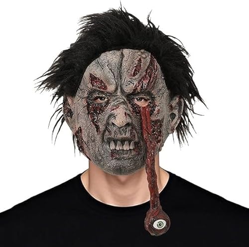 tylxayoxa Gruselige Halloween-Gesichtsbedeckung, Blutige Maske For Kostümzubehör, Streiche, Aufführungen, Karnevalshaus, Rollenspiele, Unisex tylxayoxa Gruselige Halloween-Gesichtsbedeckung, Blutige Maske For Kostümzubehör, Streiche, Aufführungen, Karnevalshaus, Rollenspiele, Unisex von tylxayoxa