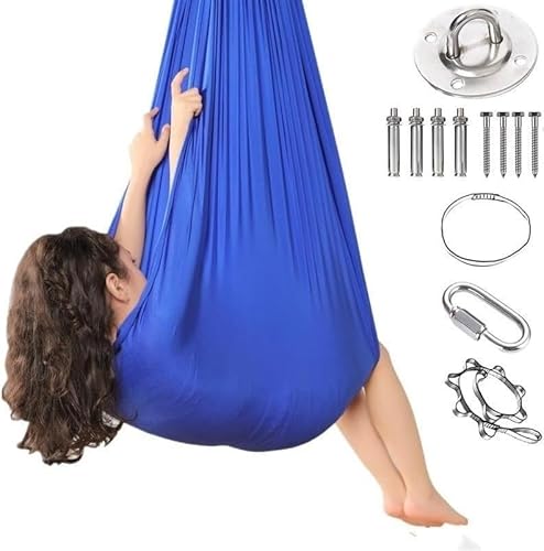 tylxayoxa Sensory Sox, Dehnbare Körpersocken Sensorische Körpersocken Kinderspielzeug Angststätte Beruhigende Für Jungen/Mädchen(Blue,150x280CM/59x110in) von tylxayoxa
