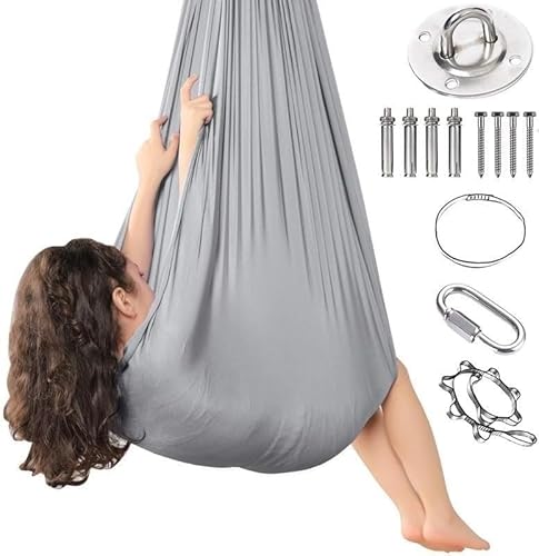 tylxayoxa Sensory Sox, Dehnbare Körpersocken Sensorische Körpersocken Kinderspielzeug Angststätte Beruhigende Für Jungen/Mädchen(Grau,150x280CM/59x110in) von tylxayoxa