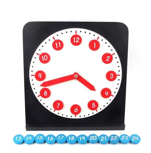 tysdyzgs Montessori Activity Clock, EIN Spielzeug für die frühe Bildung und Intelligenz von Kindern für kognitive Zeit,Large von tysdyzgs