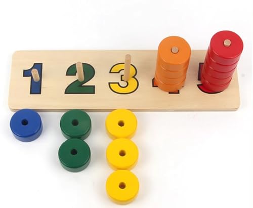 tysdyzgs Montessori-Bausteine, Mathematikunterricht AIDS Entwicklung der digitalen Intelligenz von Kindern Farberkennung von tysdyzgs