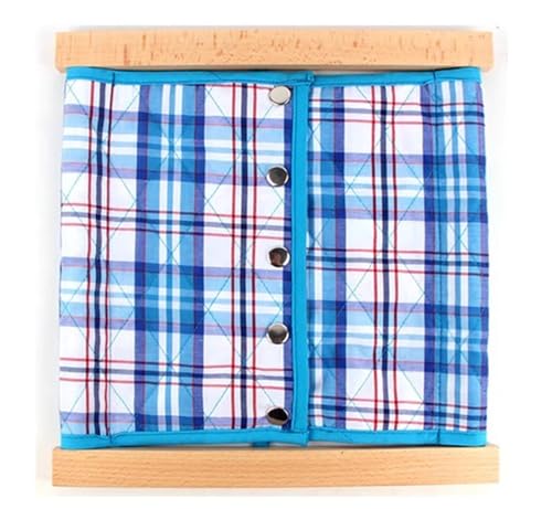 tysdyzgs Montessori Button-Down-Kleiderrahmen, Kinder Hand-Auge-Koordination Ankleidepraxis Schlafzimmer von tysdyzgs