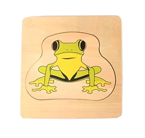 tysdyzgs Montessori Frosch Wachstumspuzzle, Tier Holzpuzzle Kinderlehre AIDS für die frühkindliche Bildung tysdyzgs Montessori Frosch Wachstumspuzzle, Tier Holzpuzzle Kinderlehre AIDS für die frühkindliche Bildung von tysdyzgs